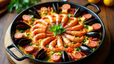 Recette paella de Philippe Etchebest
