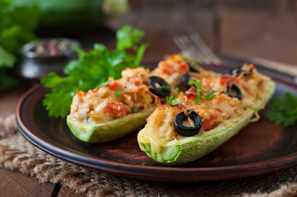 Recette italienne de courgettes farcies