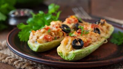 Recette italienne de courgettes farcies