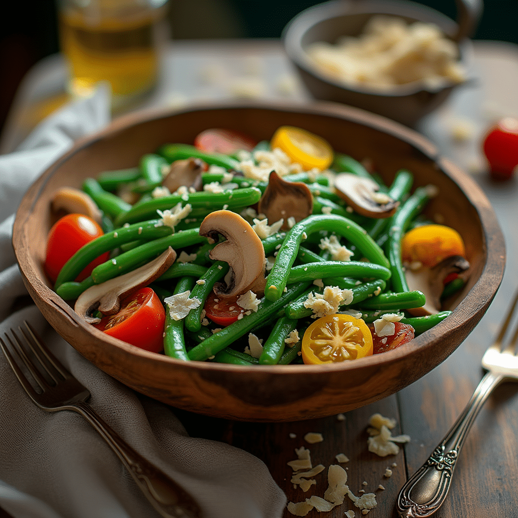 Salade de haricots verts