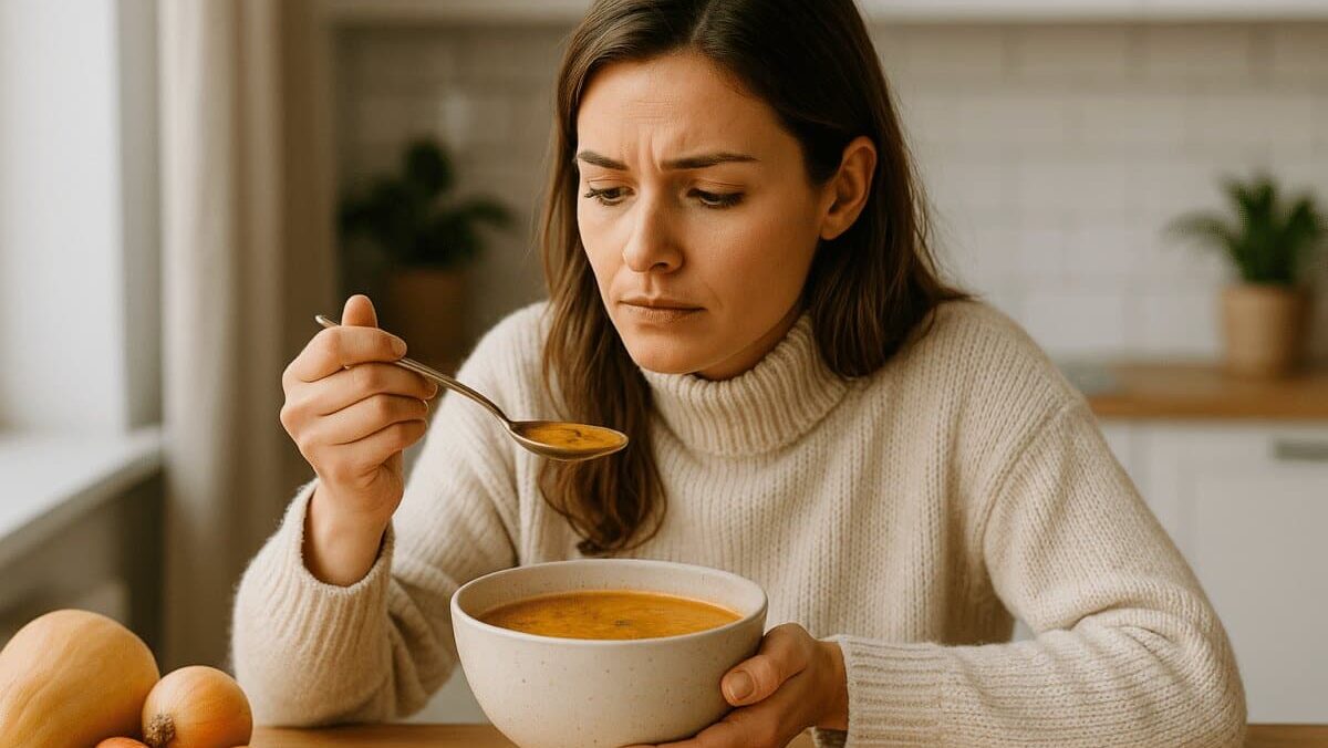 Soupe riche en calories qui sabote vos efforts minceur