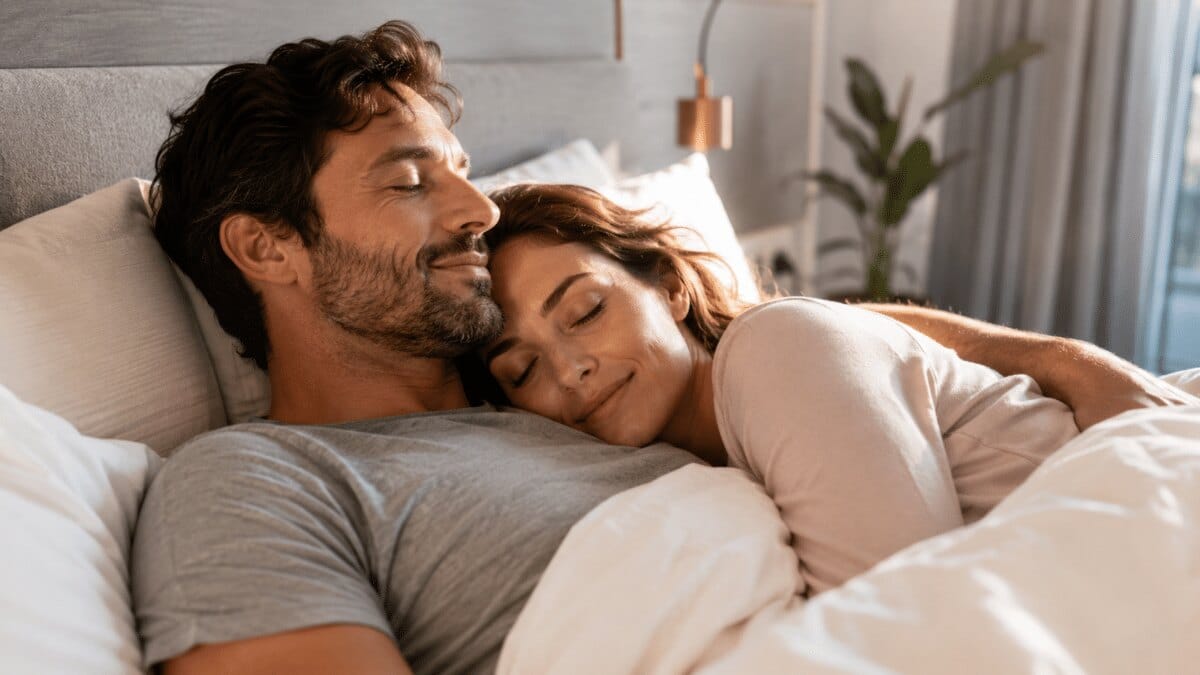 Dormir avec son conjoint est bénéfique pour le corps