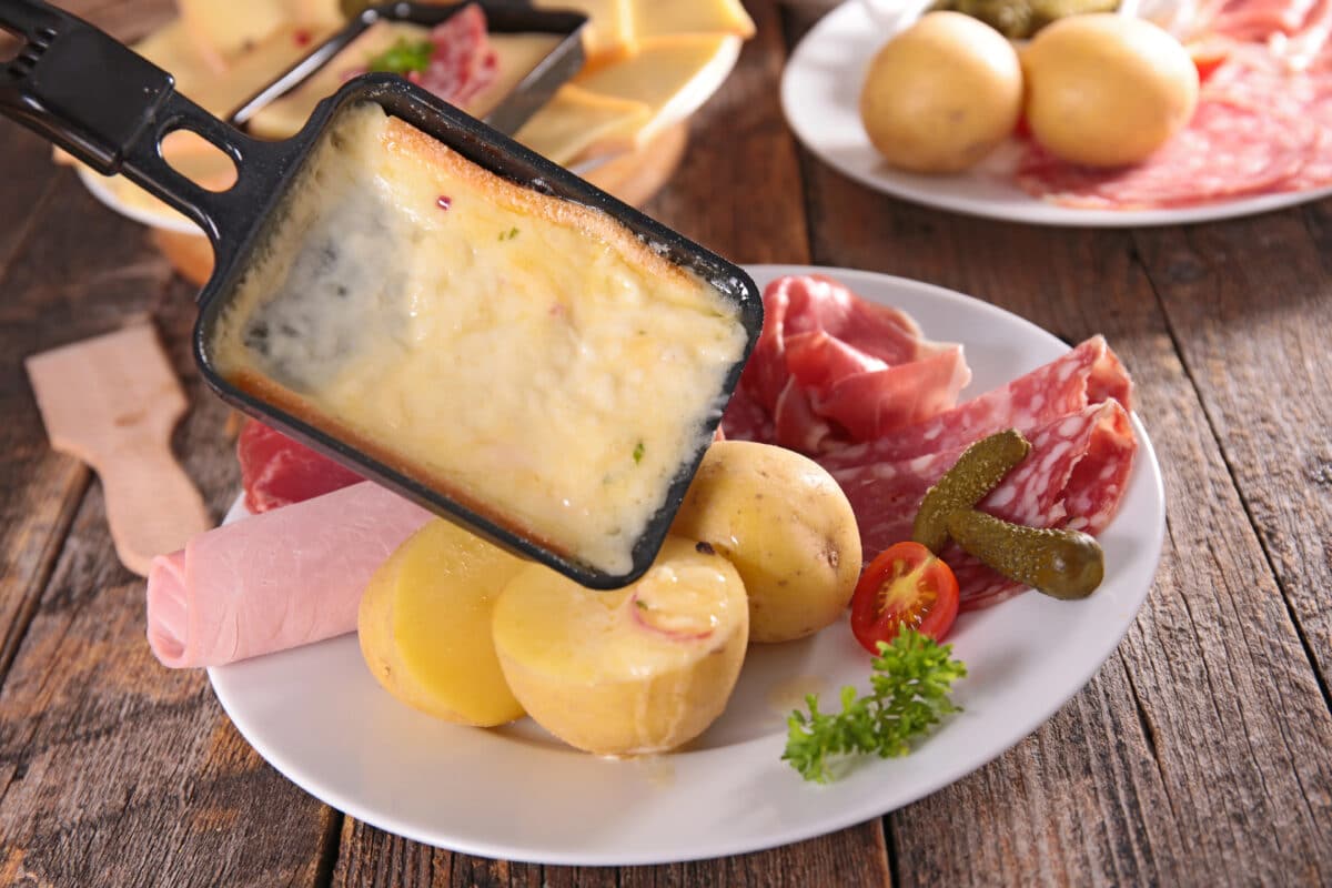 Raclette plus légère