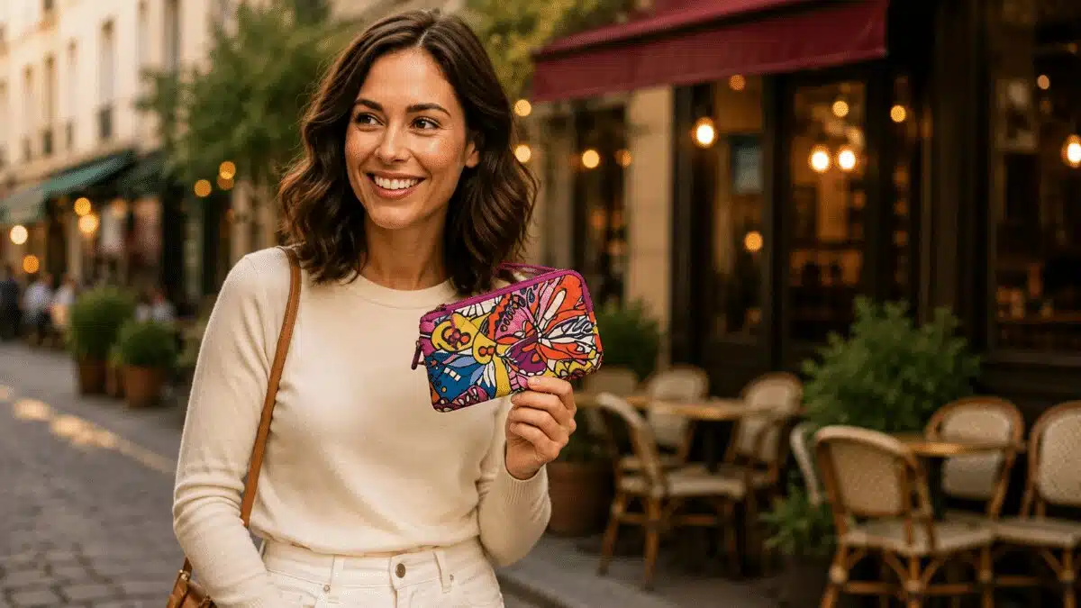 Pochette zippée Vera Bradley