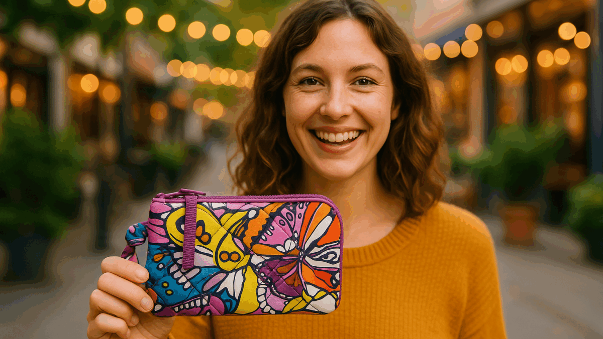 Pochette zippée Vera Bradley