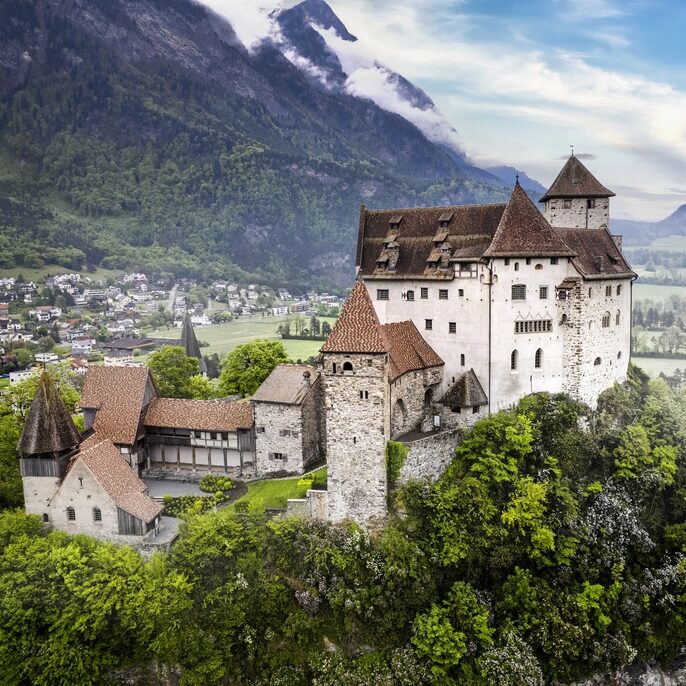 Chateau au Liechtenstein