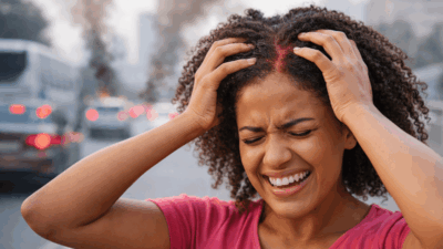 Cuir chevelu irrité