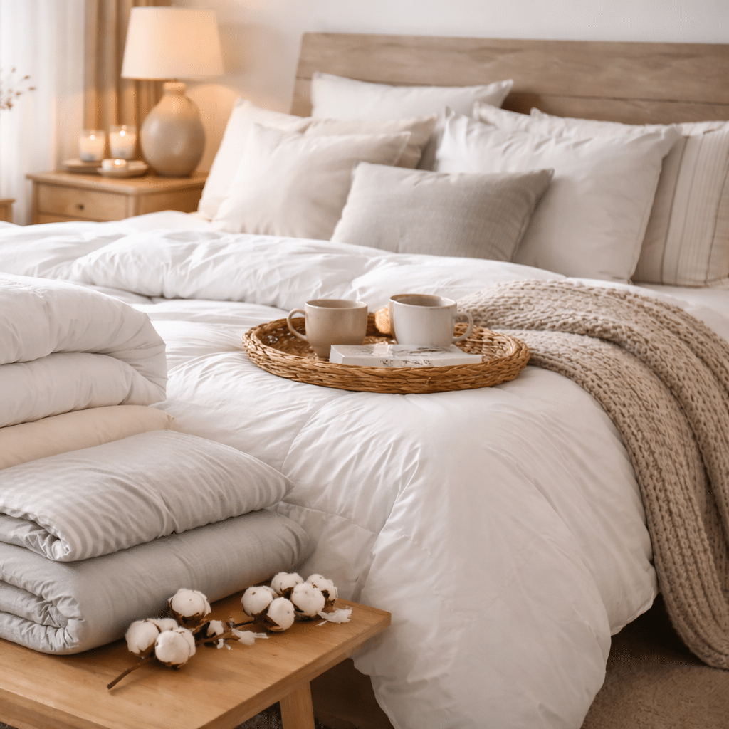 Assortiment de couette de chez Ikea