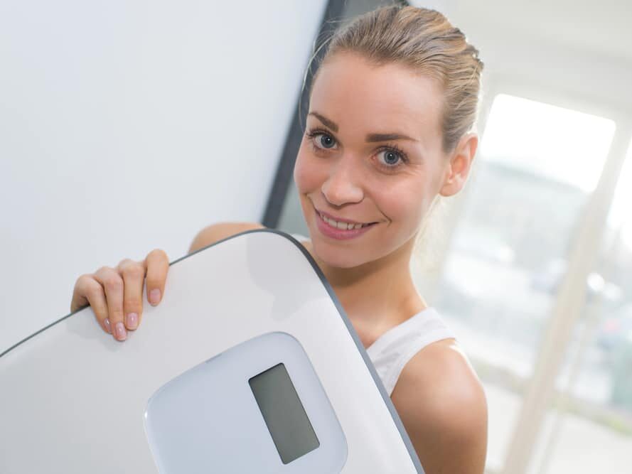 Femme qui veut perdre du poids facilement