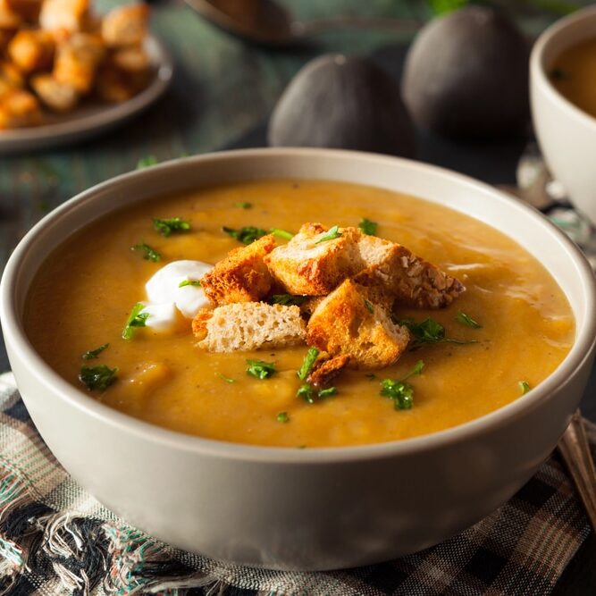 Soupe riche en calories