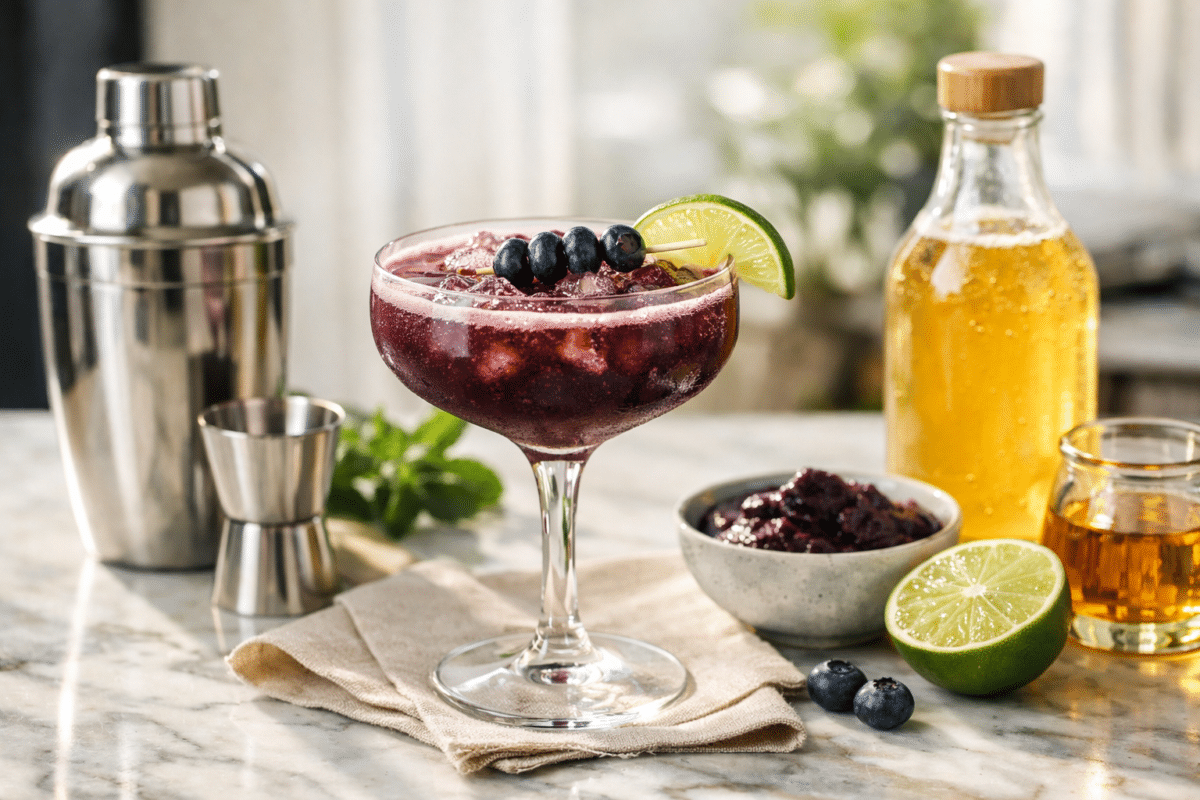 Mocktail kombucha et açaí
