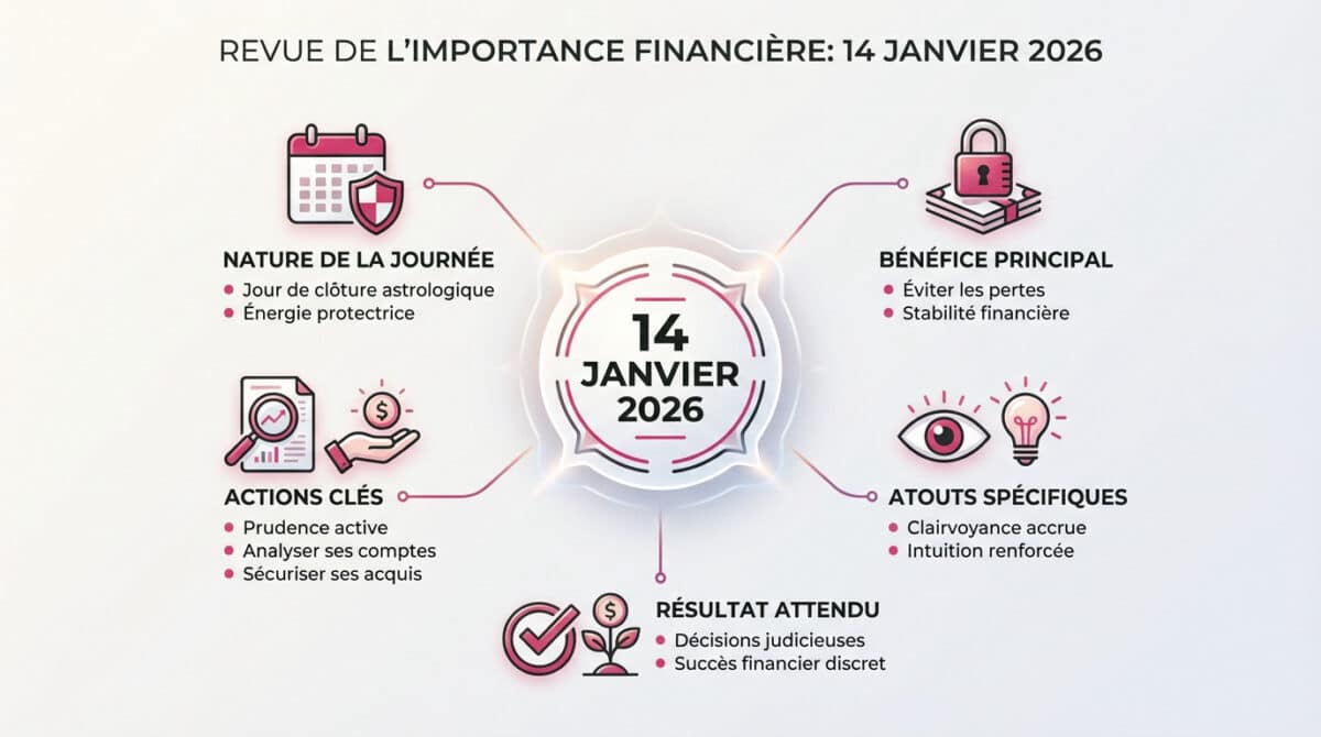 Le 14 janvier 2026 est une journée financièrement particulière