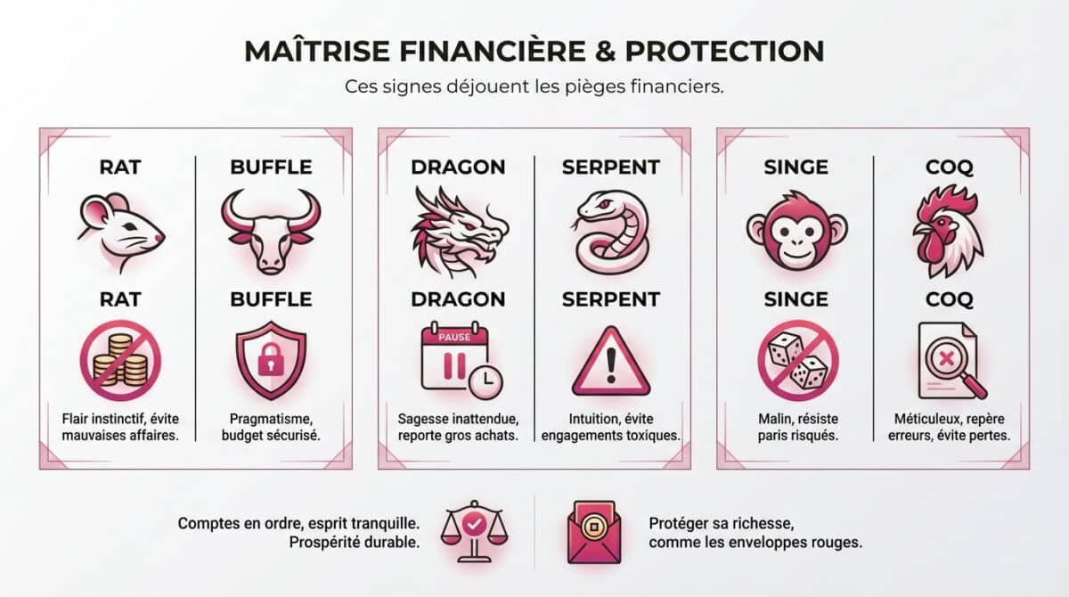 Ces signes de l'horoscope chinois déjouent les pièges financiers