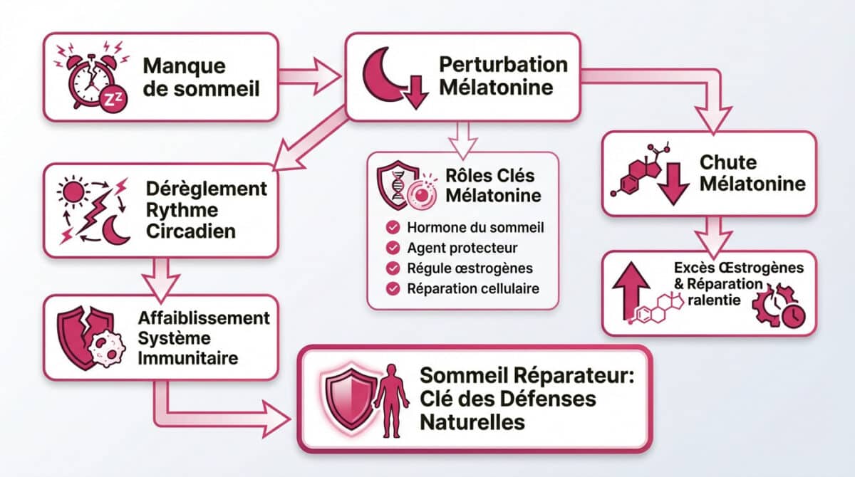 Le manque de sommeil dérègle vos hormones protectrices