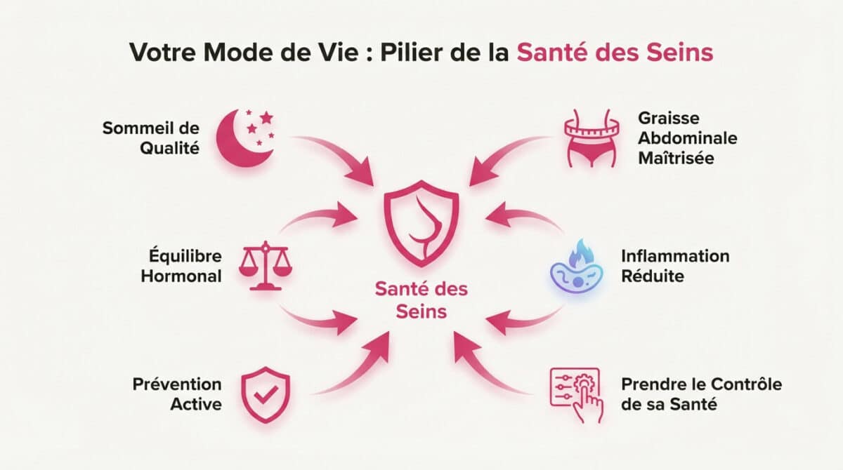 Votre mode de vie est le pilier de la santé des seins