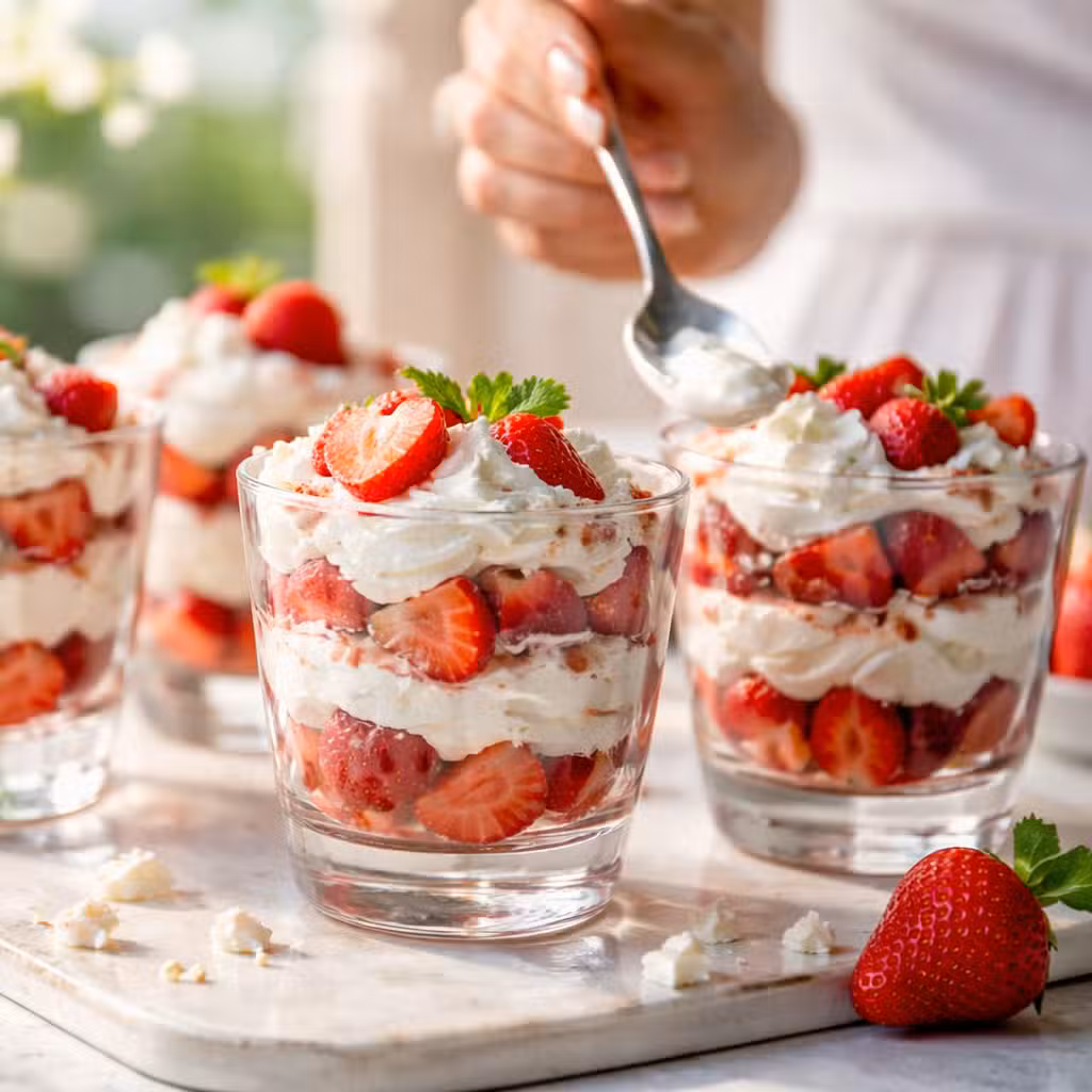 Eton Mess à la fraise