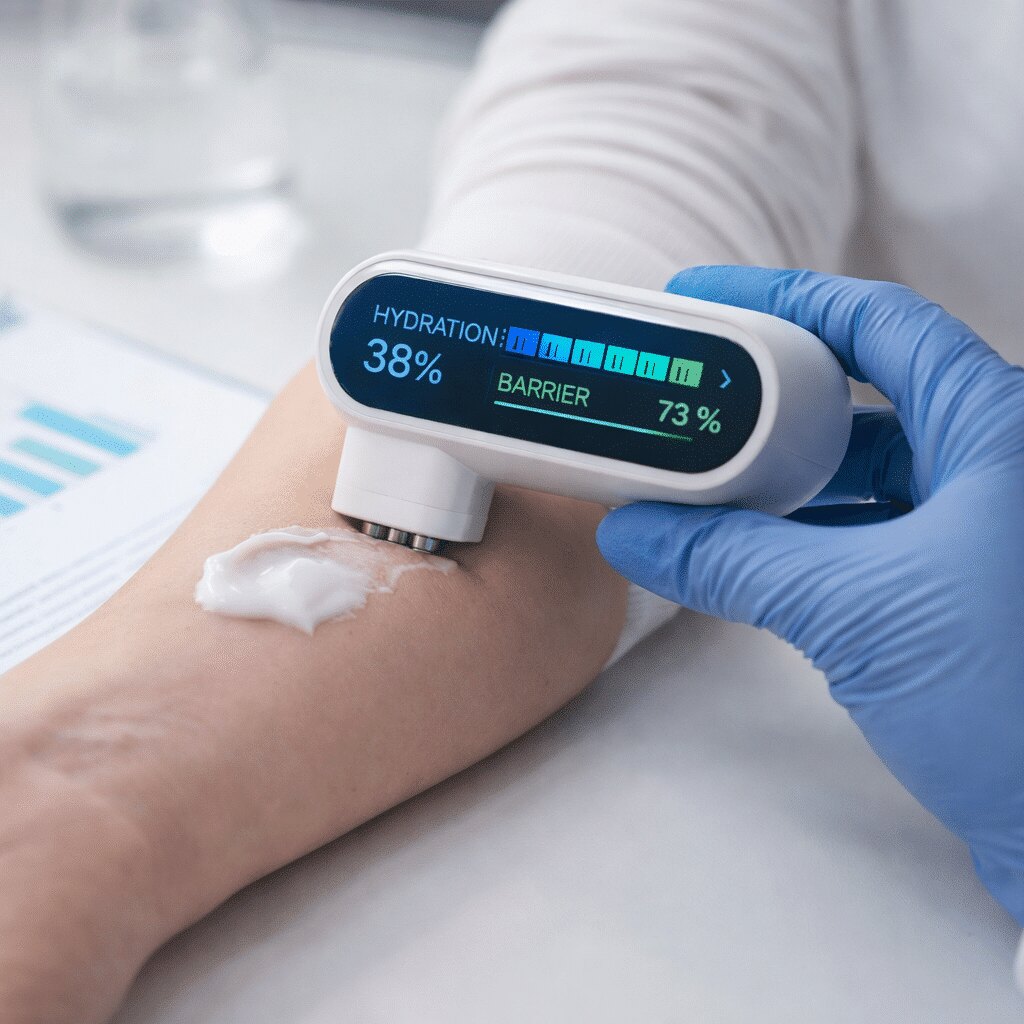 Analyse de l'hydratation de la peau