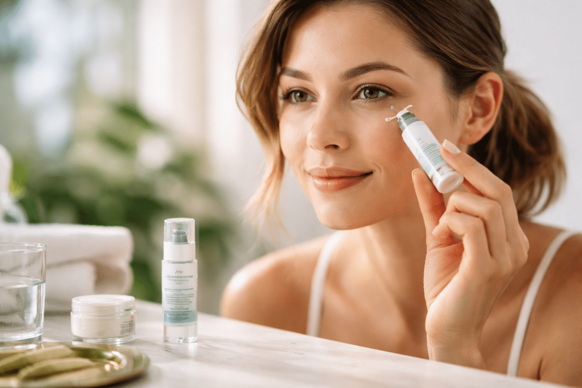 Soin du contour des yeux naturel