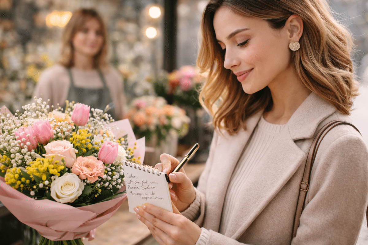 un bouquet vraiment sur-mesure