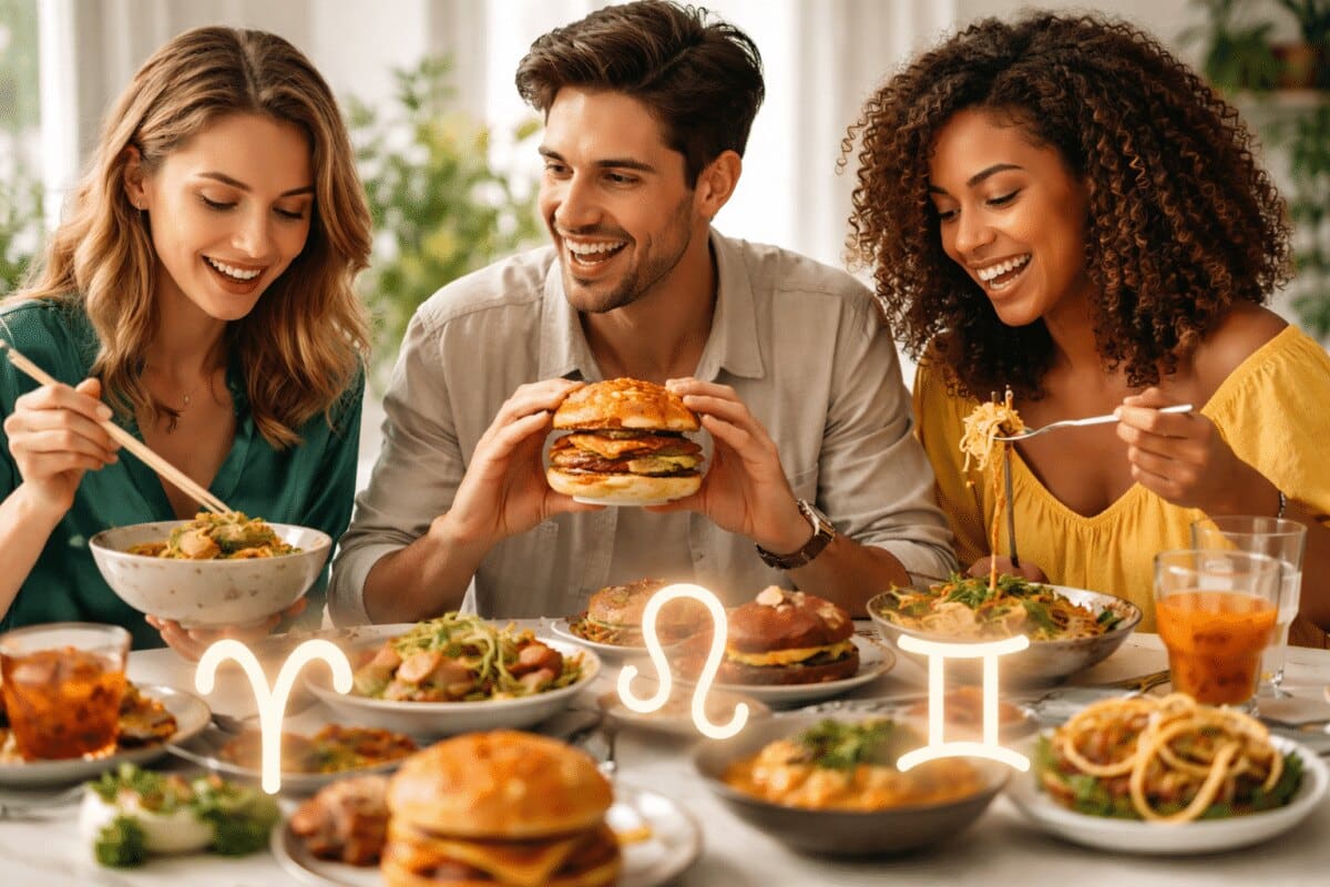 Signes astrologiques vont vivre une année gastronomique exceptionnelle