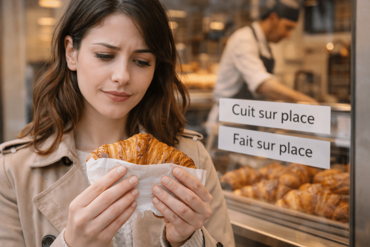 Cuit sur place ne veut pas dire fait sur place