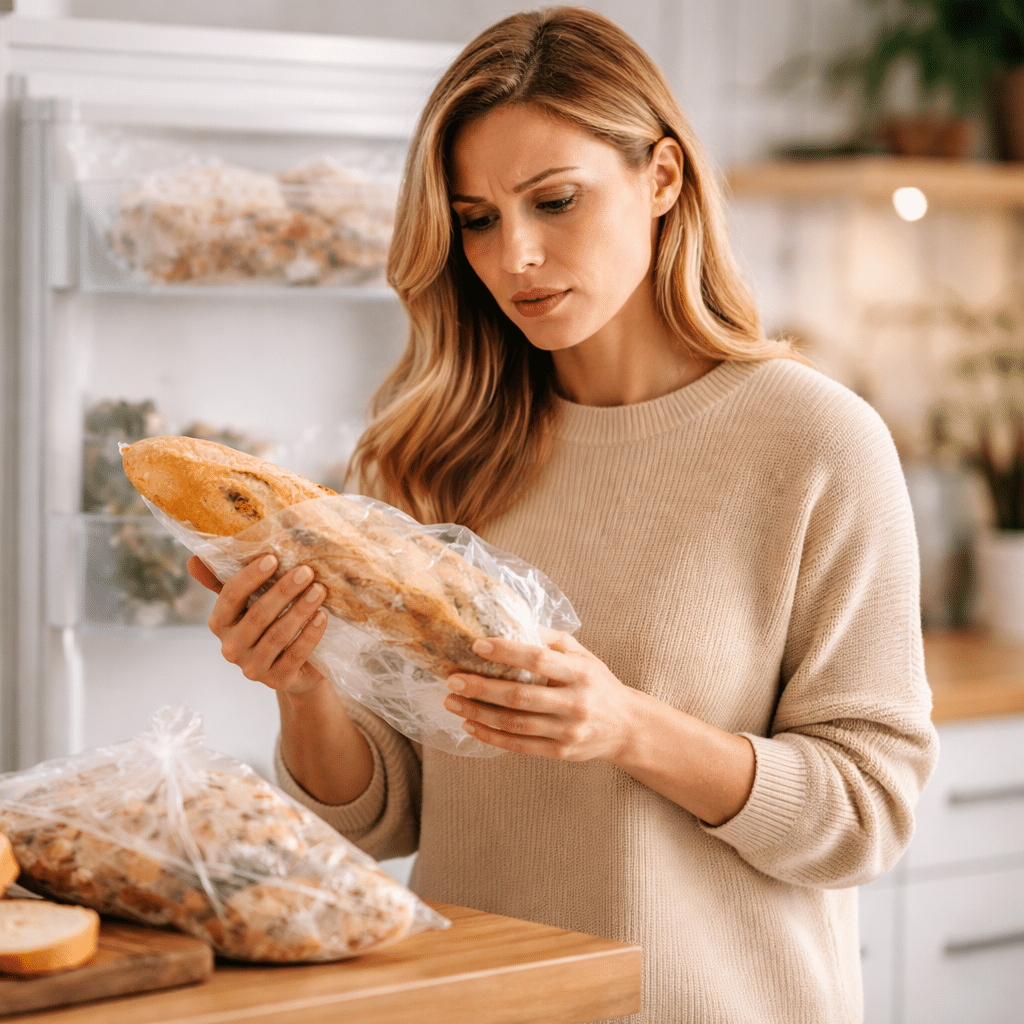 Les dangers de congeler du pain