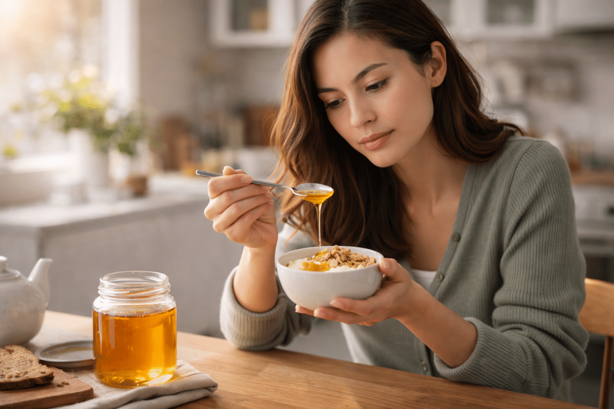 Petit déjeuner tranquille au matin