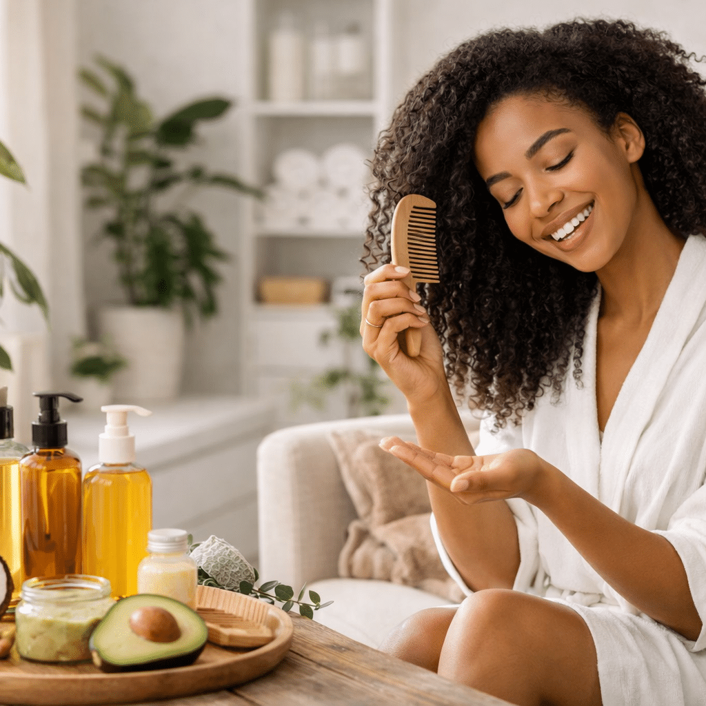 Soin capillaire naturel et sérénité