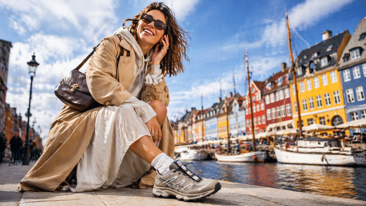 Les modeuses scandinaves troquent les ballerines pour ces baskets chic et très élégantes