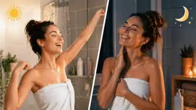 Douche le matin ou le soir