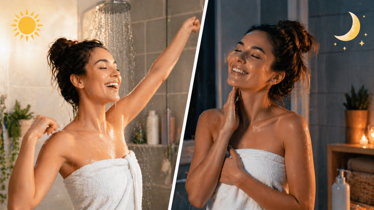 Douche le matin ou le soir