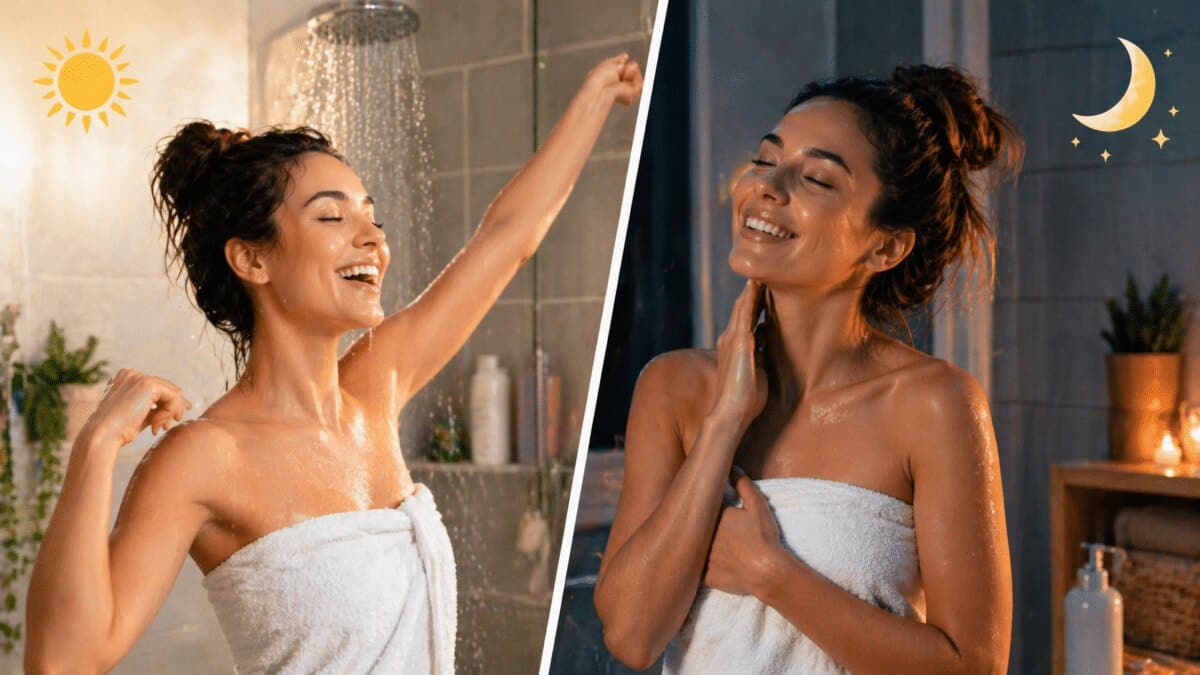 Douche le matin ou le soir