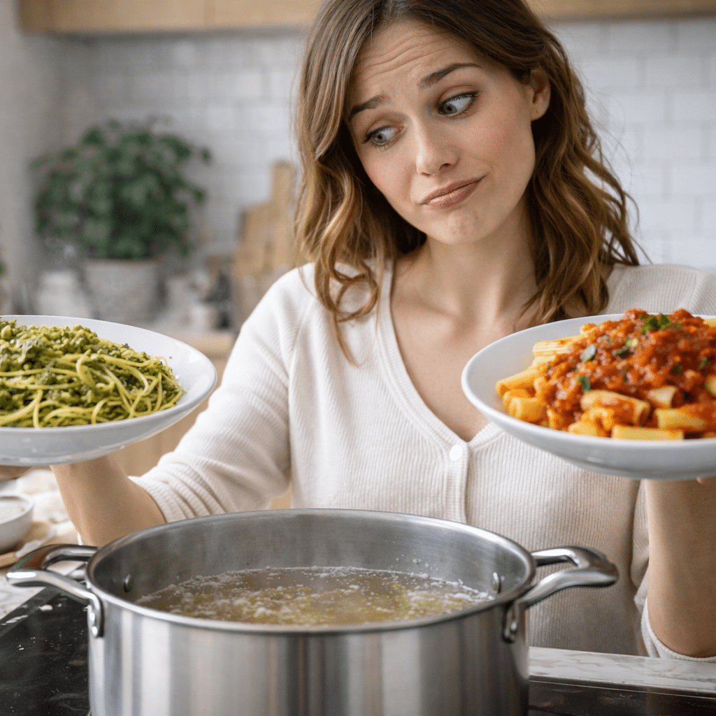 L’accord entre pâtes et sauce