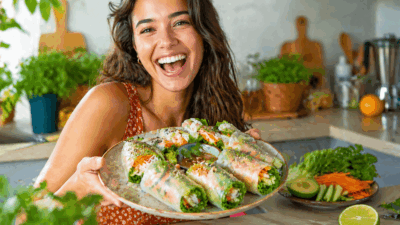 Recette rouleaux de printemps