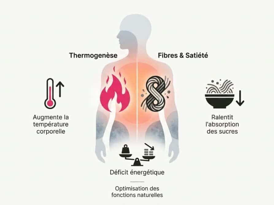 Mécanismes des aliments brûle-graisse