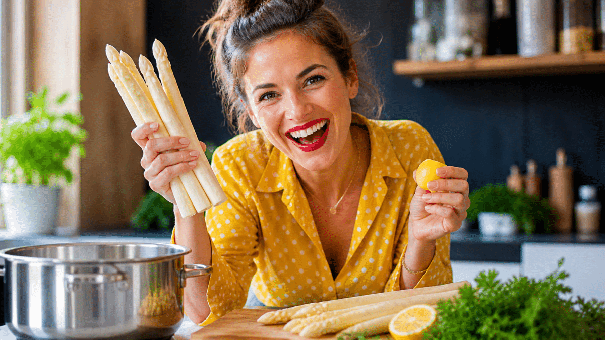Cuisson des asperges blanches