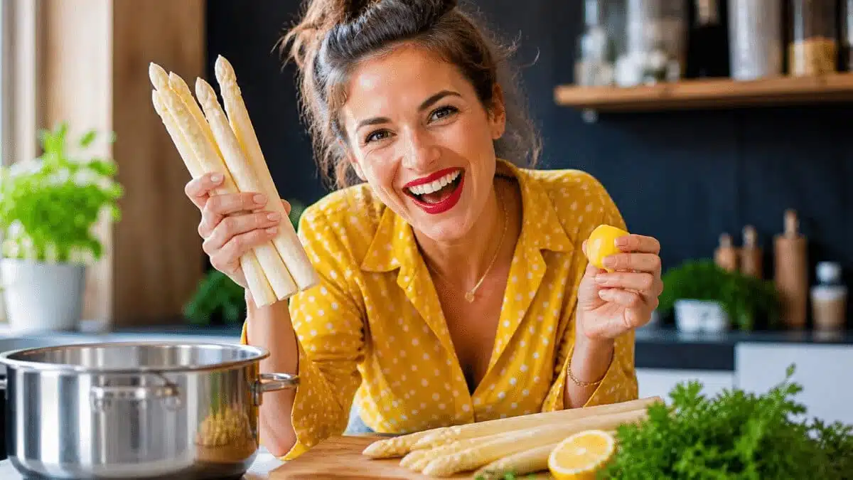 Cuisson des asperges blanches