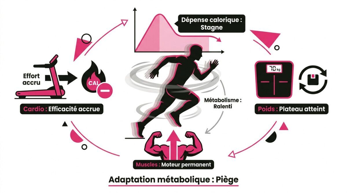Stagnation métabolique liée au cardio seul