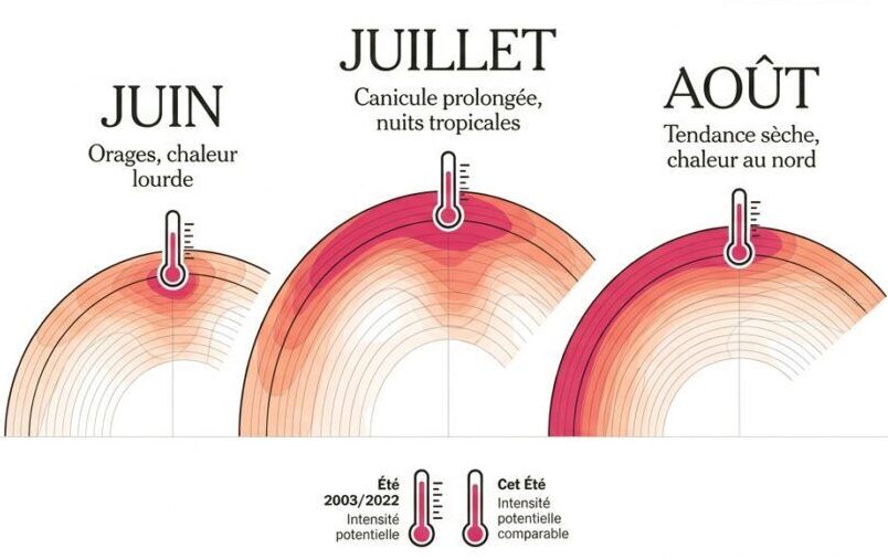 Analyse thermique prévisionnelle pour l’été 2026