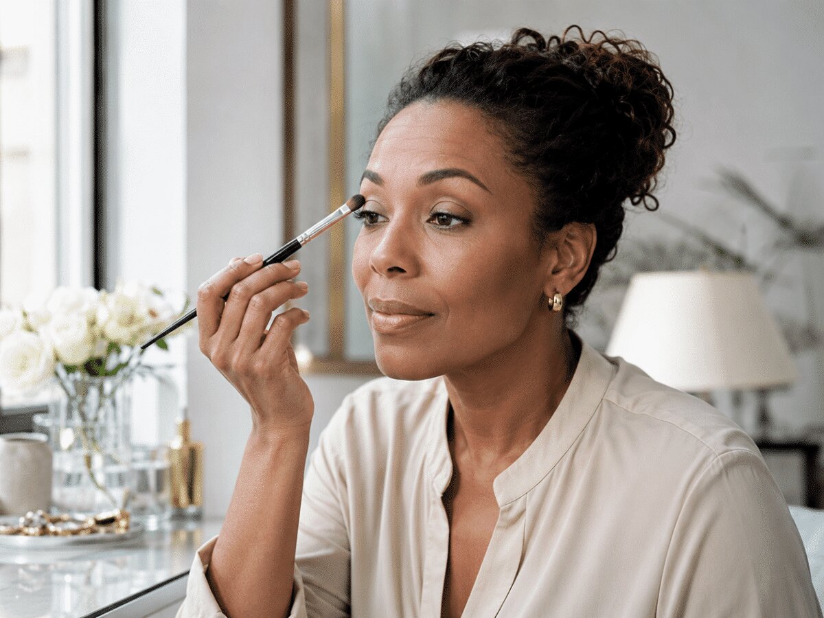 maquillage paupières tombantes