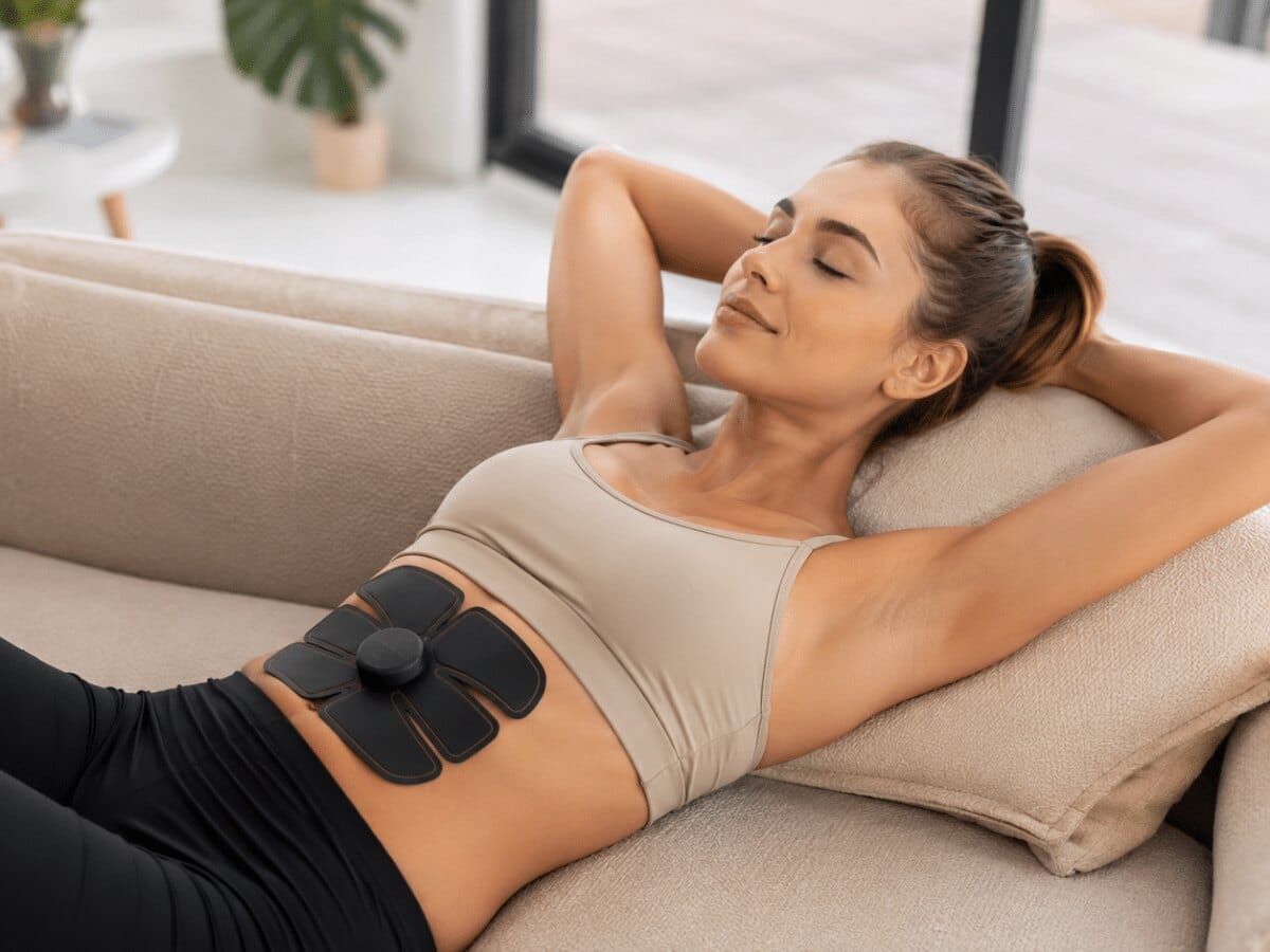 Un ventre plat gr&acirc;ce &agrave; un &eacute;lectrostimulateur