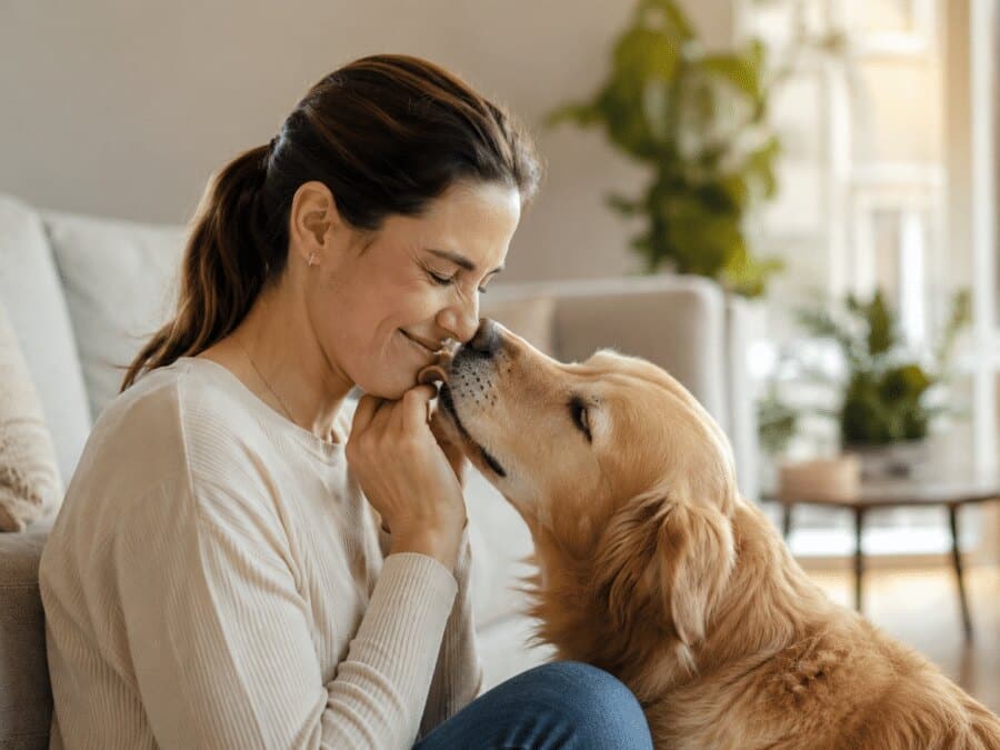 Faut-il laisser son chien vous lécher