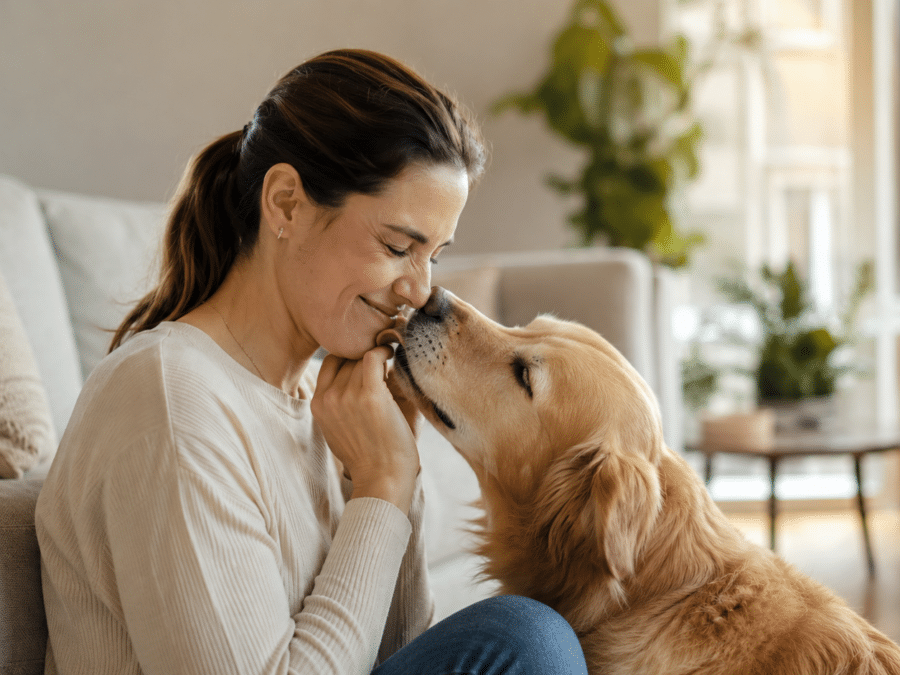 Faut-il laisser son chien vous lécher