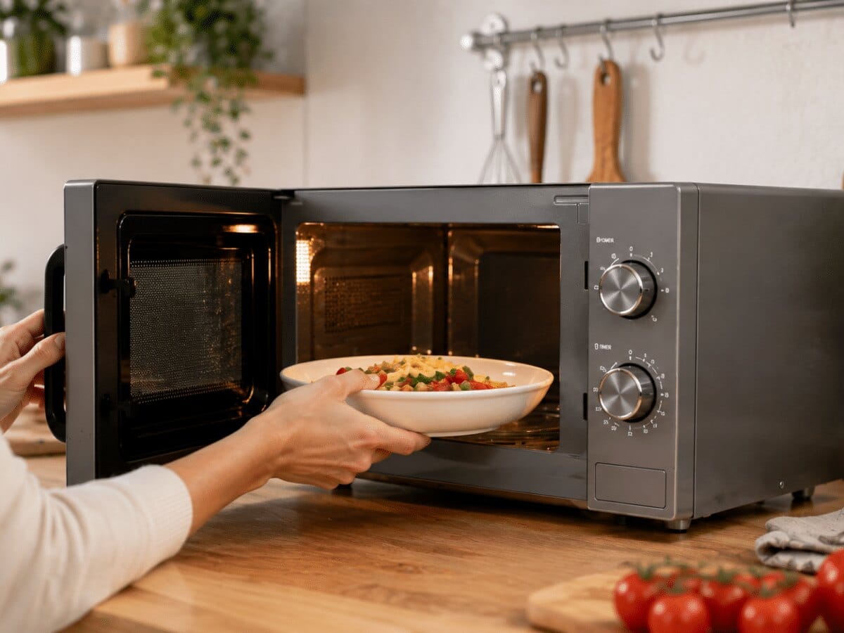 Le four à micro-ondes Silvercrest de Lidl