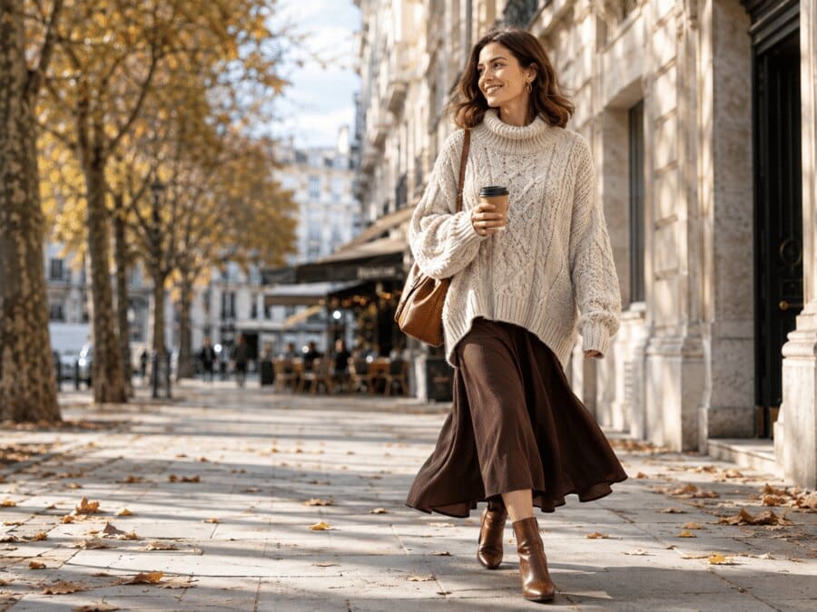 Le pull oversize