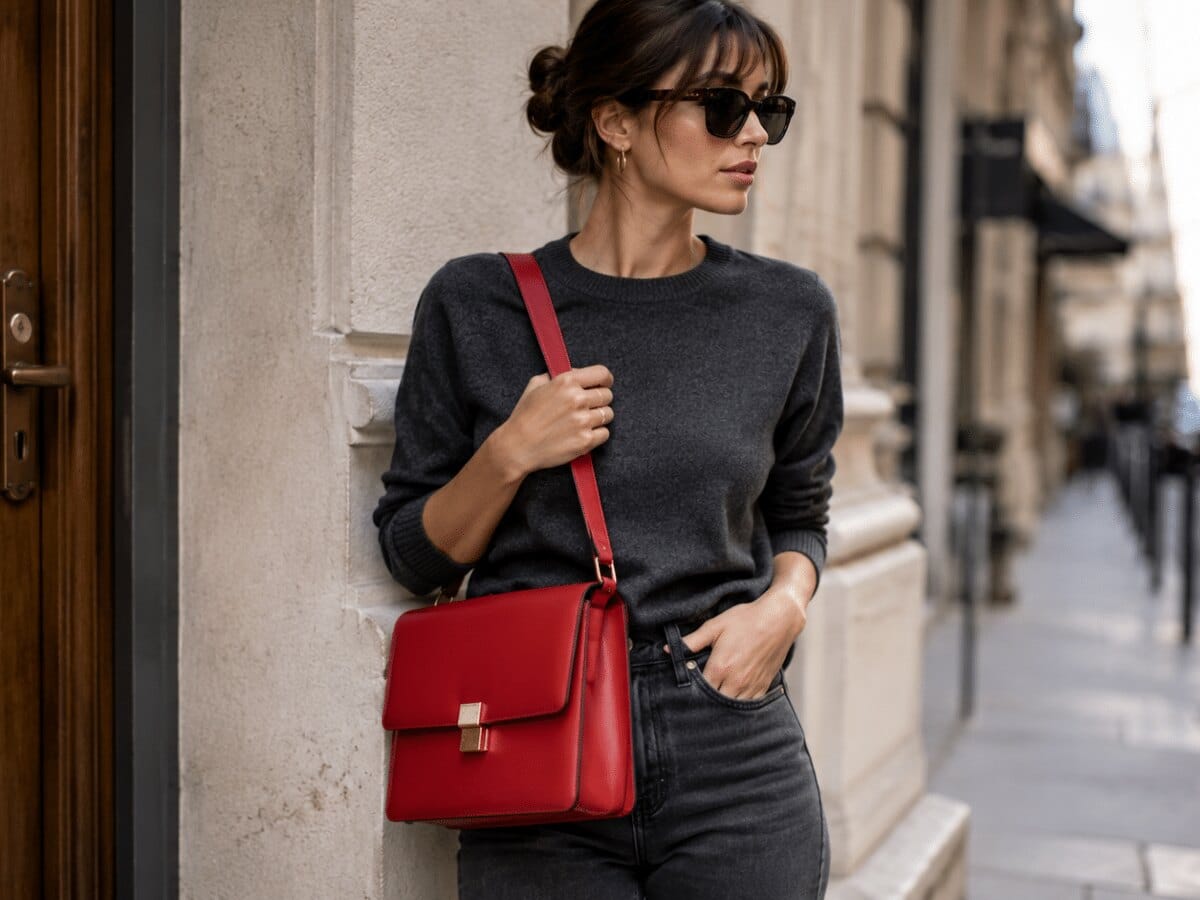 Le sac rouge de chez Mango