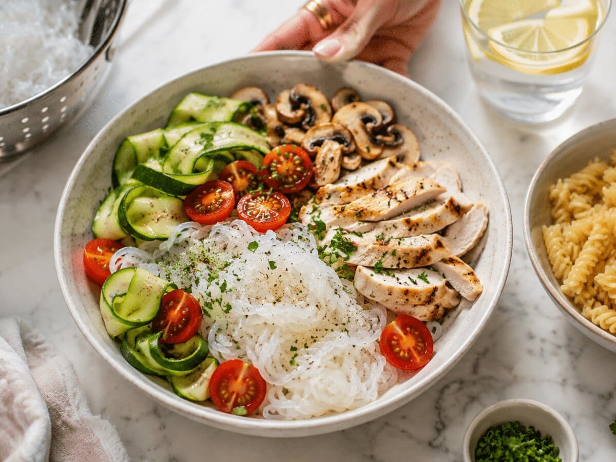 Les p&acirc;tes de konjac