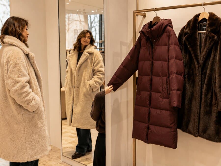 Manteau fourré, doudoune ou fausse fourrure