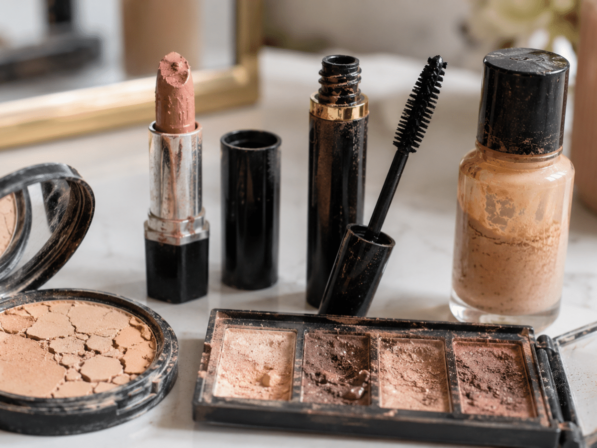Utiliser du maquillage trop ancien