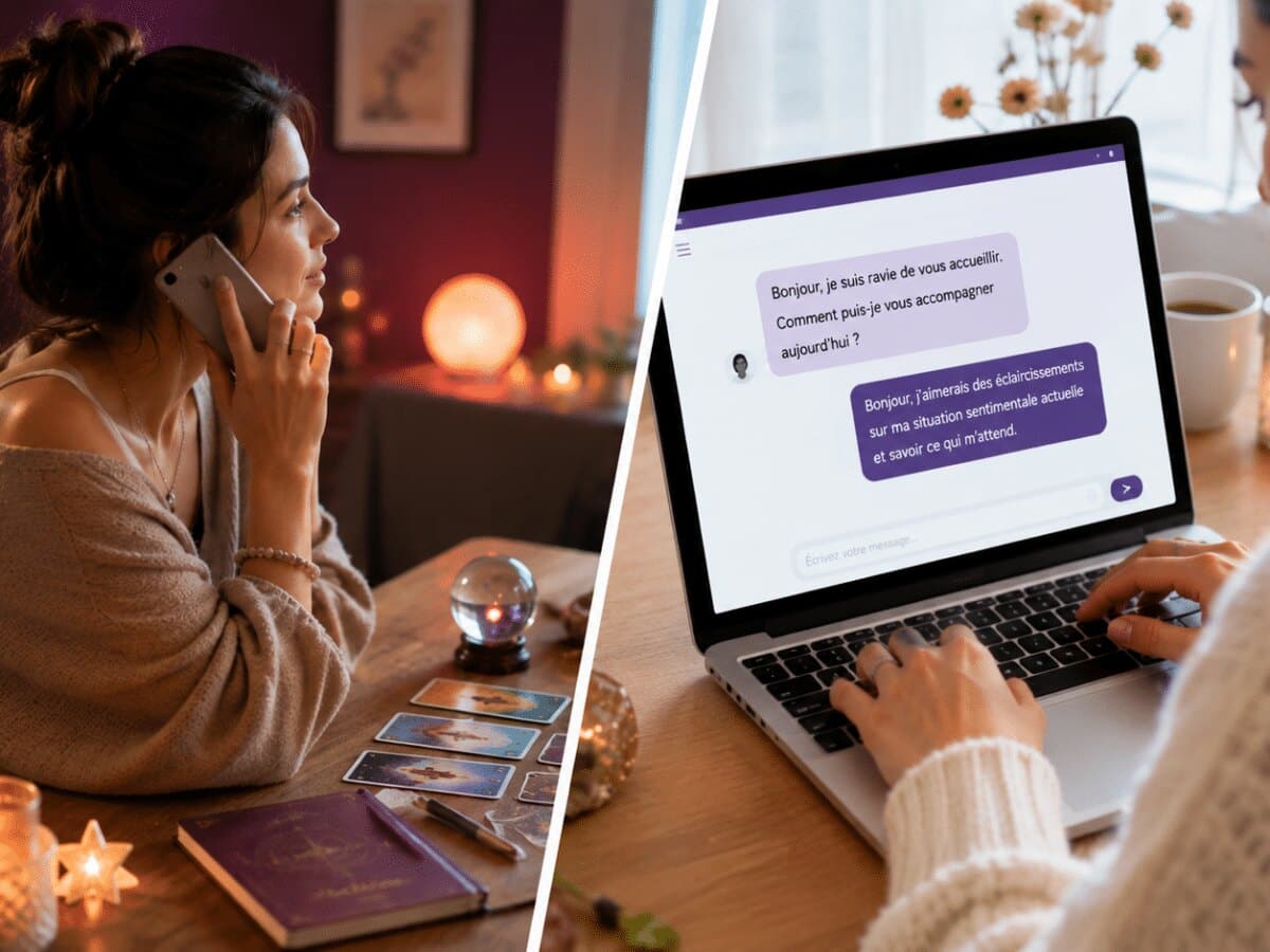 Voyance par téléphone ou par tchat